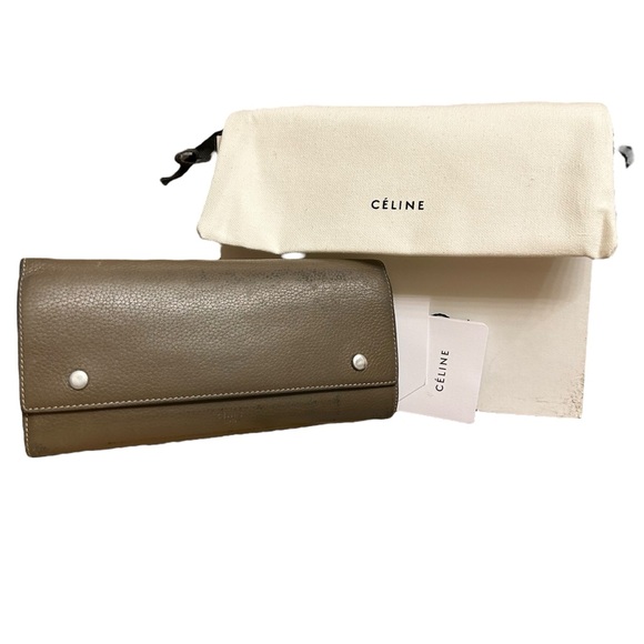 CELINE Taupe Continental Long Wallet - Full Inclusion - Picture 8 of 8